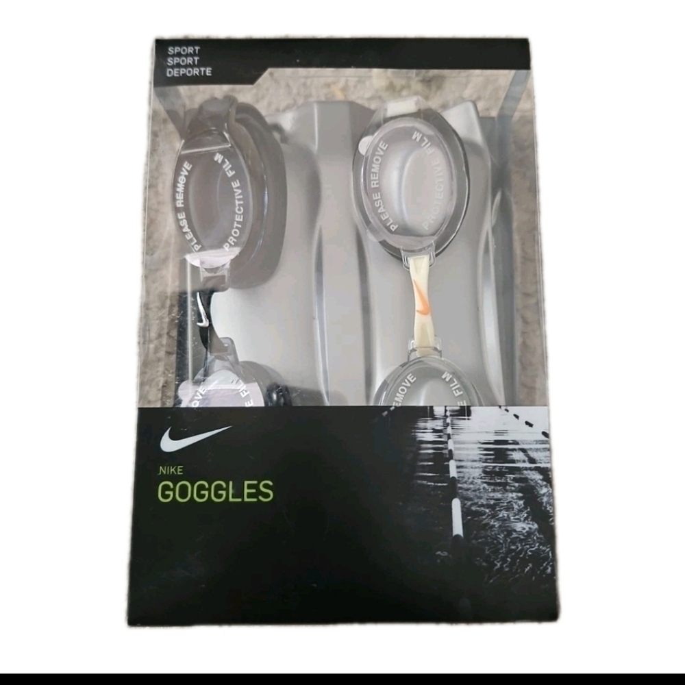 Nike Unisex Sport Anti-Fog UV Protection Swimming Gear Swim Goggles 2 Pack